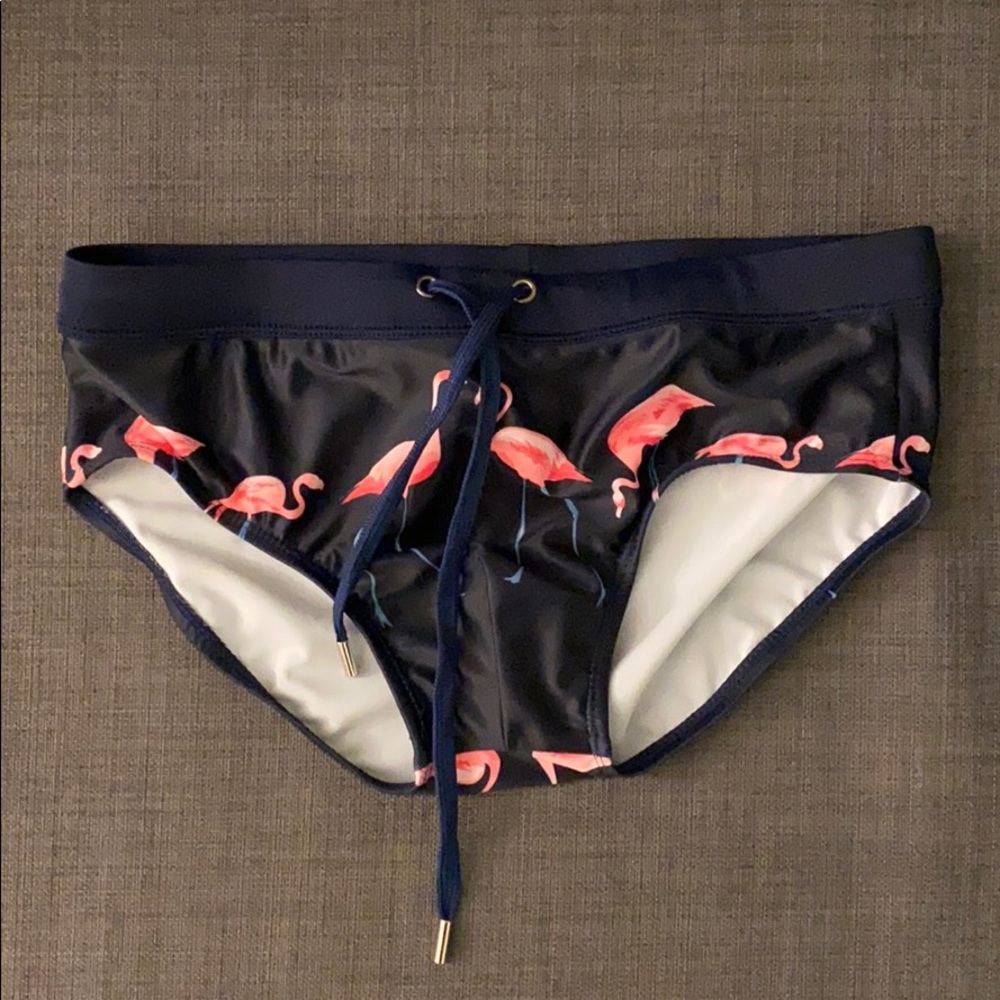 Flamingo swim briefs